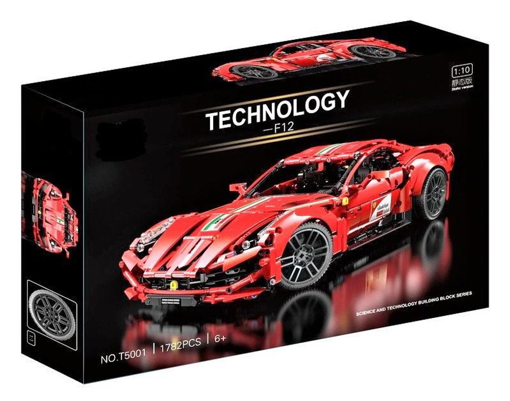 Машинка Technic  Red F12 T5001 1782  деталь