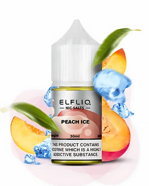 Жидкость ELFLIQ Peach Ice 5% (Ельфлик Персик Лед) 10мл | 30мл