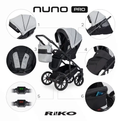 Прогулянкова коляска 2 в 1 Riko Nuno Pro