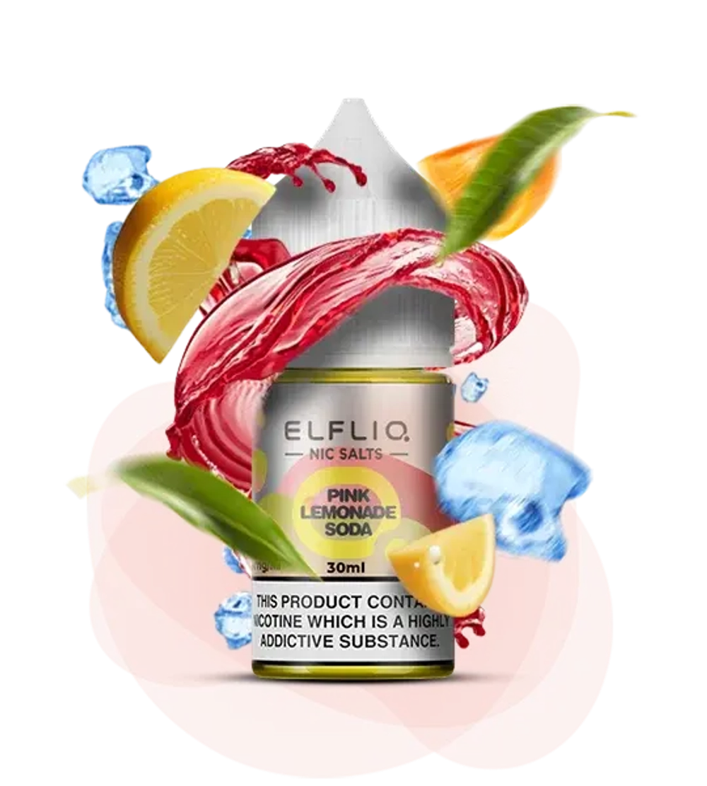 ELFLIQ - Pink Lemonade Soda (5% nic, 30ml)