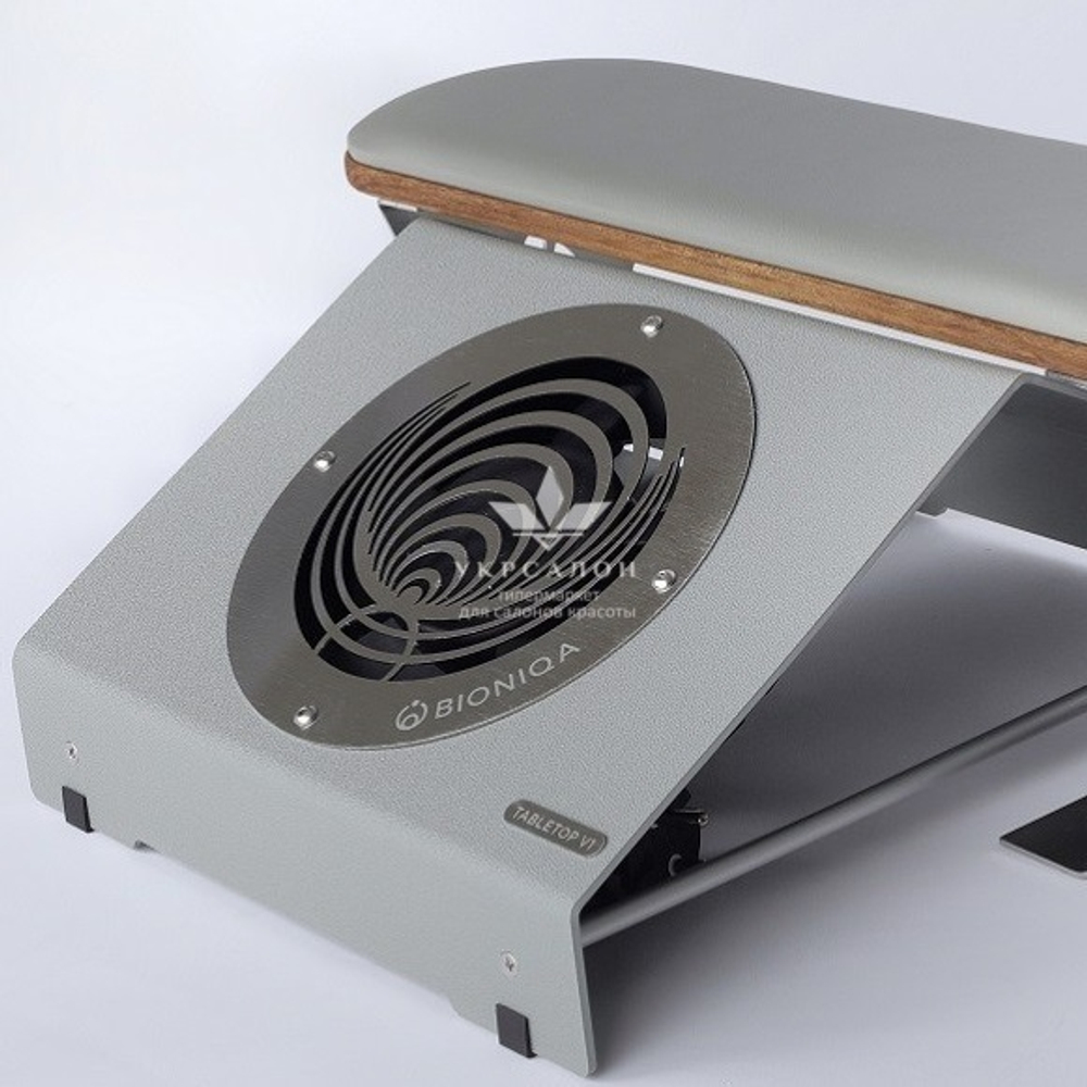 Настільна витяжка з підставкою для манікюру Bioniqa Tabletop V1 Handpad+ Grey