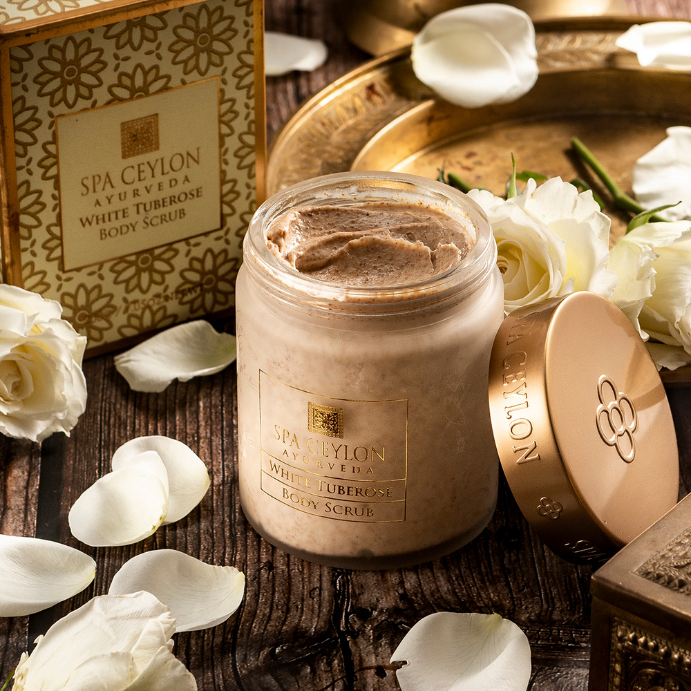 Скраб для тела Белая тубероза 200 г, SPA Ceylon