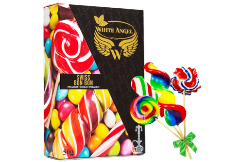 Тютюн White Angel Swiss Bon Bon (Солодкі Льодяники) 50г Термін придатності закінчився
