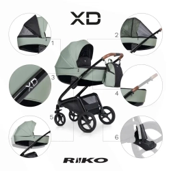 Универсальная коляска 2 в 1 Riko XD PRO