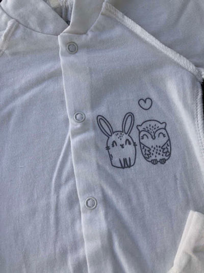 Комплект 2в1: боді-футболка, повзунки "Принт", кулір ТМ “Sweet Mario” (56 см)