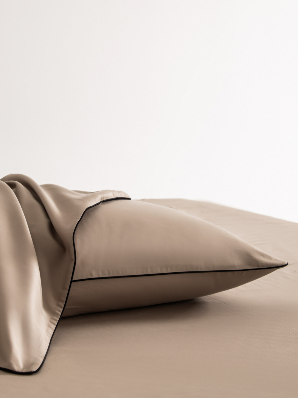 Комплект постельного белья Однотонный Сатин Элитный OCE022