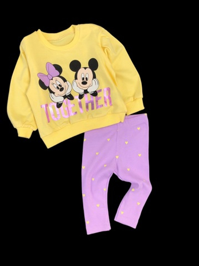 Костюм 2в1: світшот, лосіни "Together", двунитка ТМ "Paulina"