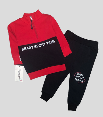 Костюм 2 в 1: світшот, штани "Спорт", двунитка з начосом ТМ "Diamante" (74 см)