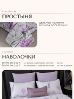 Комплект постельного белья Сатин Velouria Luxe с Одеялом VL019