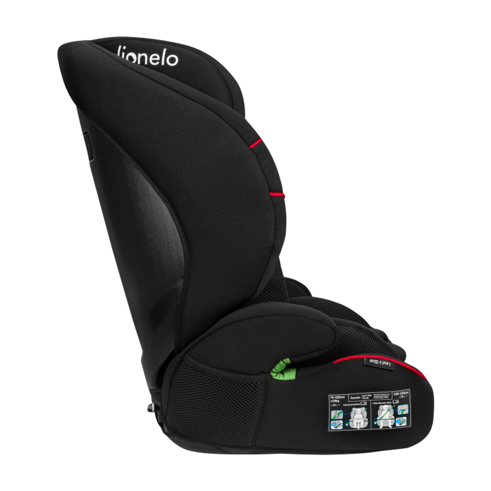 Автокрісло дитяче Lionelo Levi I-Size 1/2/3 (9-36 кг)