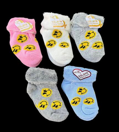 Шкарпетки "Smile", махра ТМ "Eslayn" (0-6 міс)