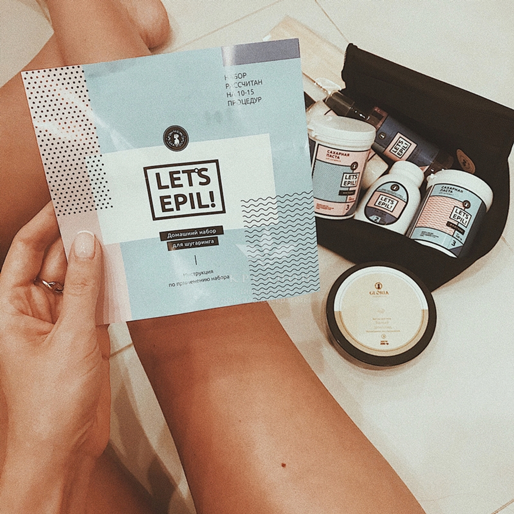 Набор для домашнего шугаринга Gloria Let's Epil