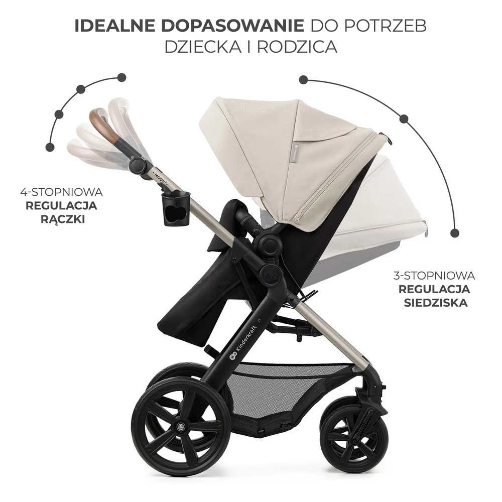 Универсальная коляска 3 в 1 Kinderkraft Esme