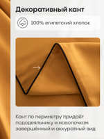 Комплект постельного белья Однотонный Сатин Элитный OCE013