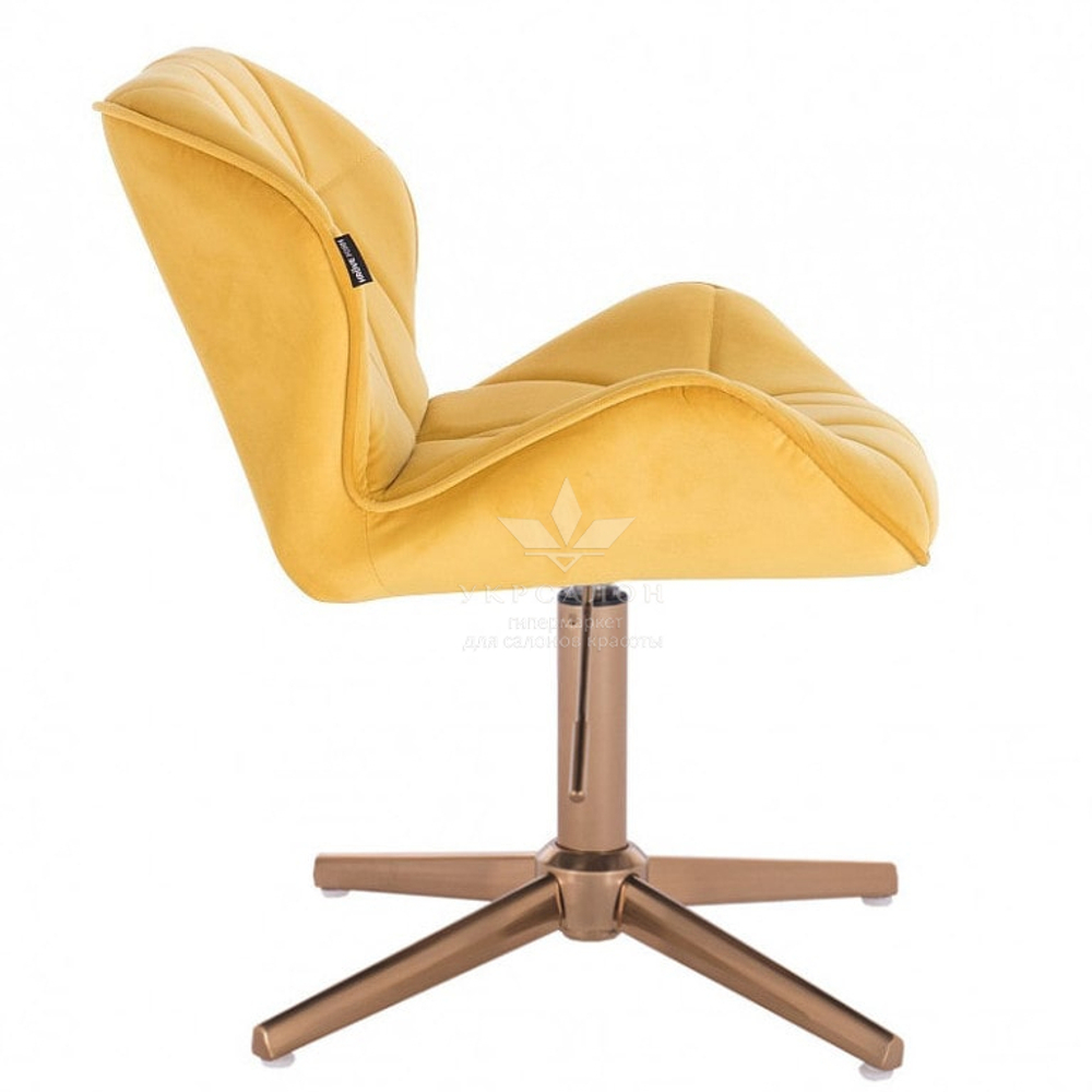 Стільчик клієнта Paris Velor gold cross