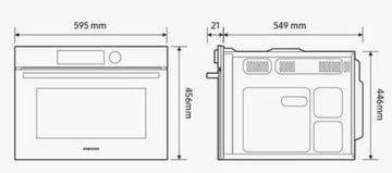 Вбудована духова шафа Samsung NQ5B4353FBK/WT