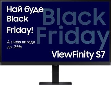 Монітор Samsung 27" ViewFinity HRM S70D Monitor (LS27D700EAIXCI)