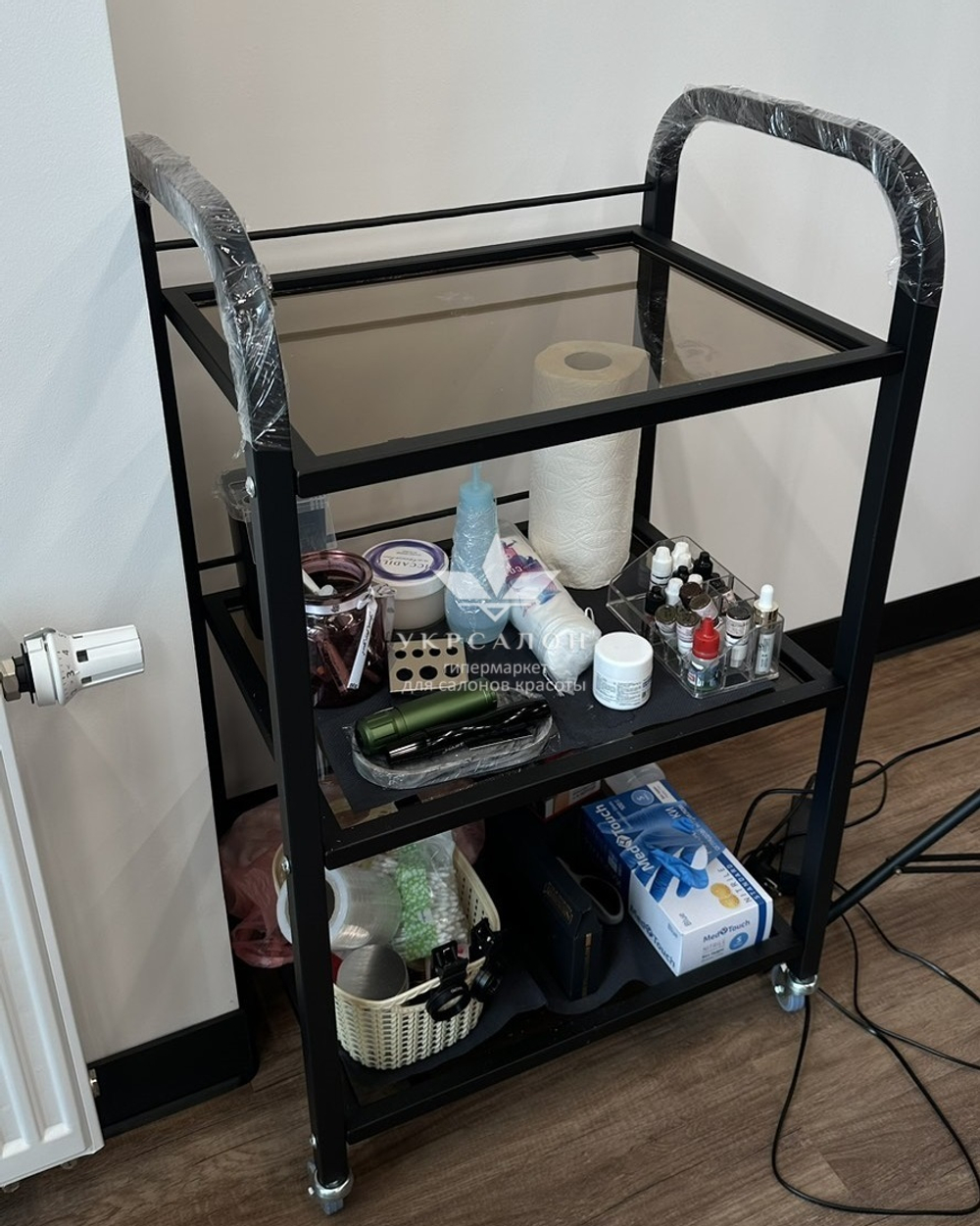 Косметологічний візок R-4 black