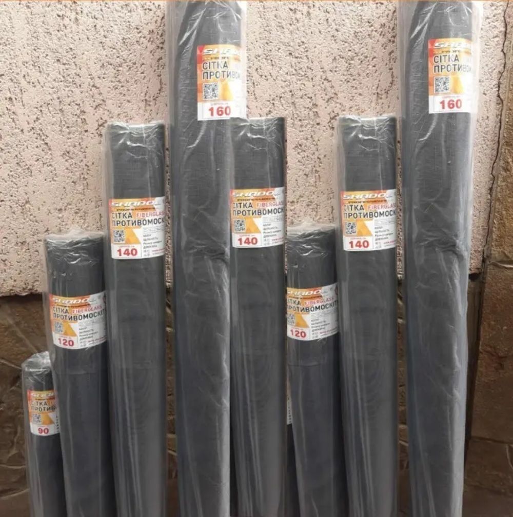 Сетка москитная (от комаров) 0,9х30м серая