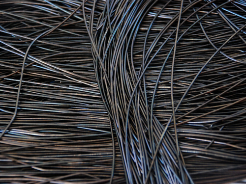 Канитель гладкая серо-бурый 1мм