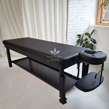 Стаціонарний масажний стіл KP-9 Black