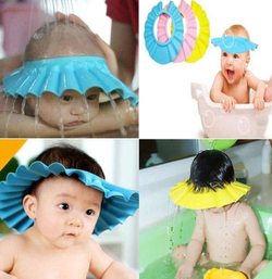 Детский козырек для мытья головы (розовый)