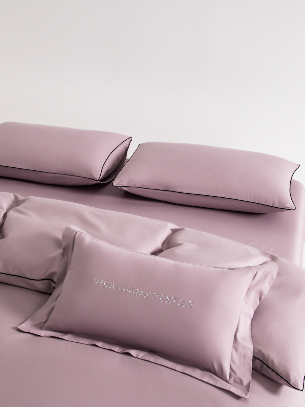 Комплект постельного белья Однотонный Сатин Элитный OCE008