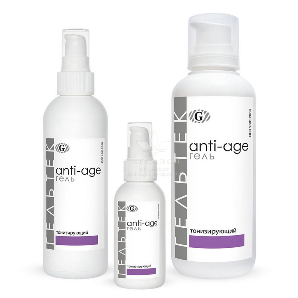 Гель тонізуючий з сіллю Рапан серії Anti-Age, Гельтек