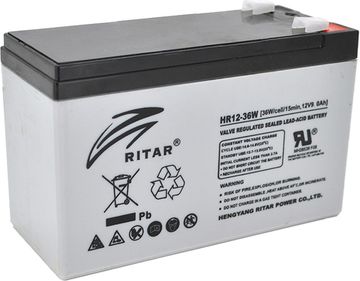 Акумуляторна батарея AGM RITAR 12V 9.0Ah (HR1236W)