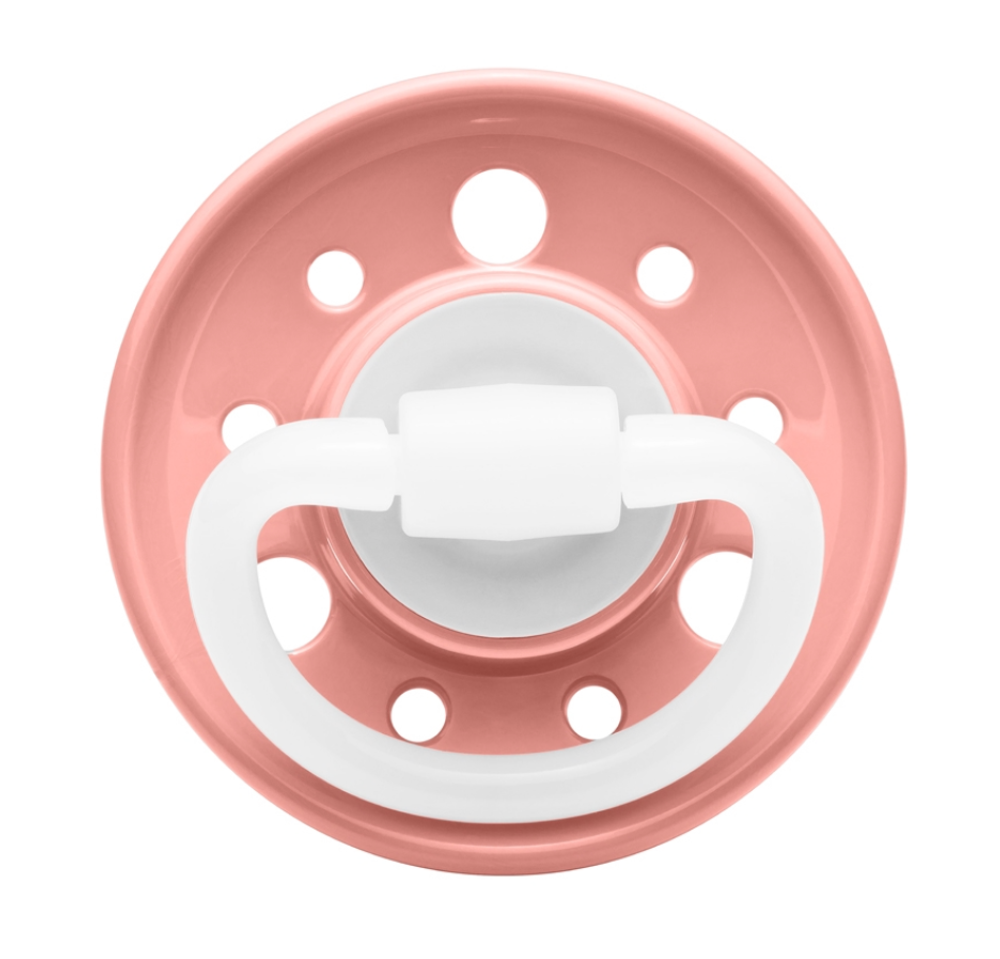 Пустушка кругла Вишенька, латекс, № 1 (0-6 міс), 1 шт, ТМ Nip