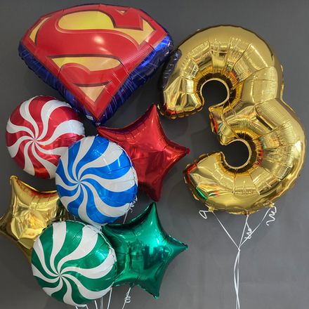 Шарики с гелием Супермен