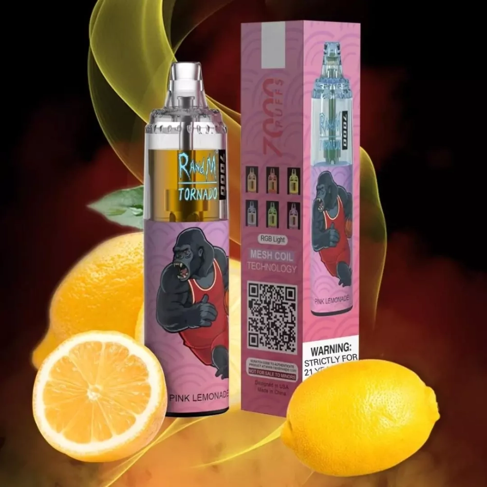 RandM Tornado 7000 Pink Lemonade 5% nic