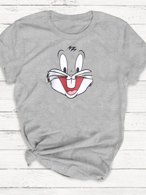 Футболка мужская серая Bugs Bunny Love&Live фото 1