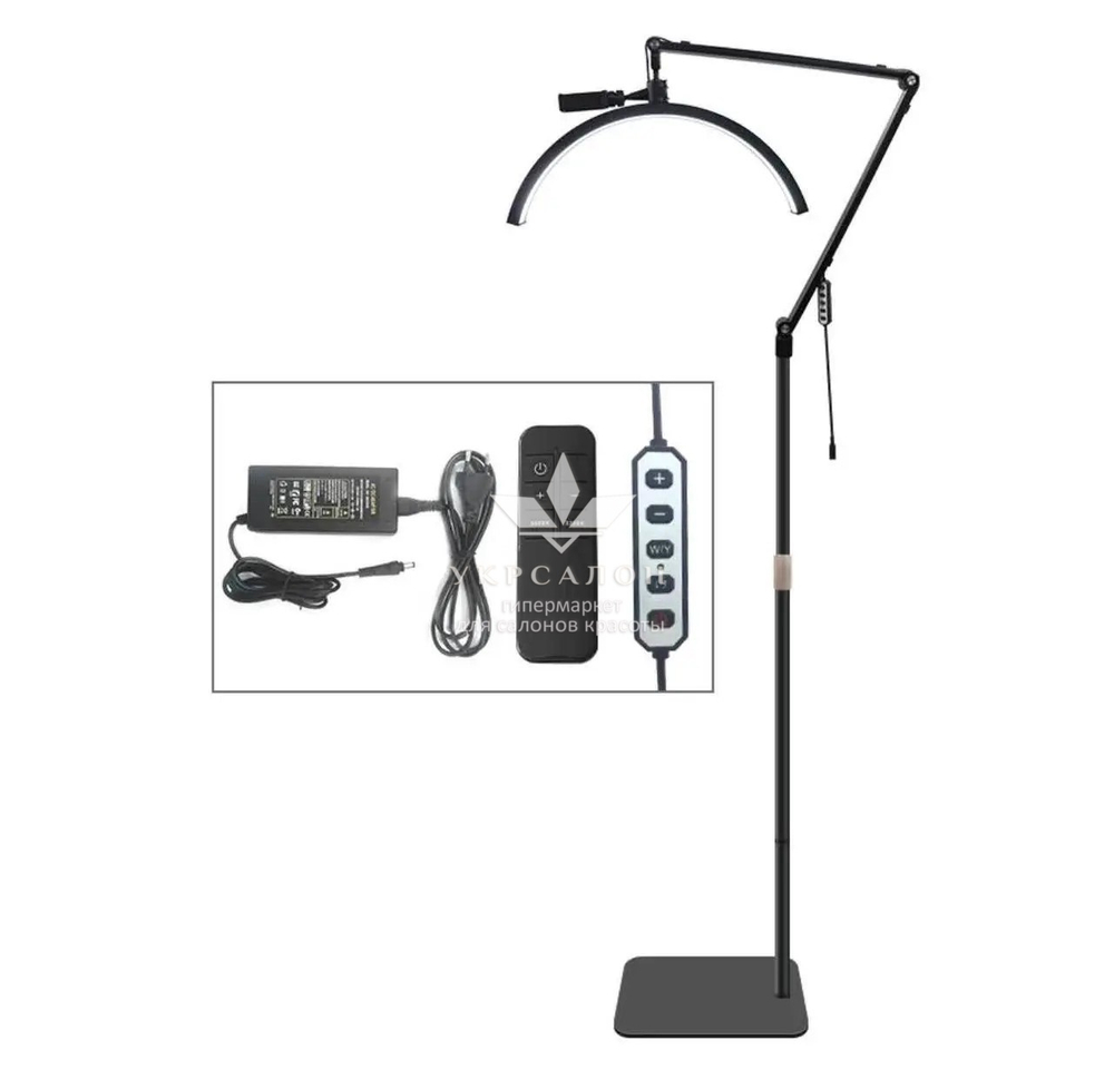 Бестеневая Led лампа для бьюти мастера универсальная HD-M40X 36W квадрат