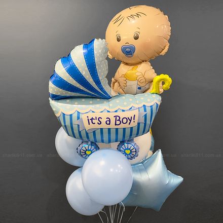 Шарики для новорожденного мальчика IT'S a BOY