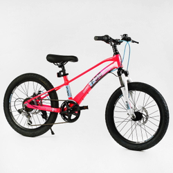 Детский спортивный велосипед 20 дюймов Corso F35 магниевый, оборудование Shimano