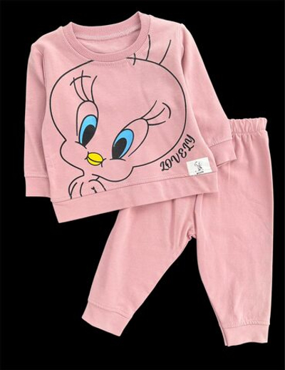 Дитячий костюм для дівчинки "Lovely": світшот + штани, двунитка, ТМ Murat Baby