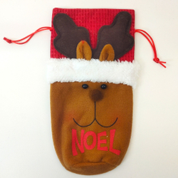 Мешочек для вина новогодний Олененок