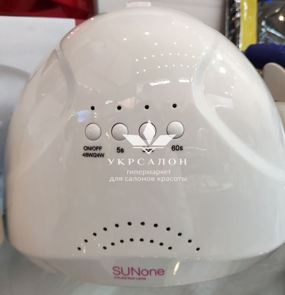 Лампа для манікюру led + uv sun one, 48w
