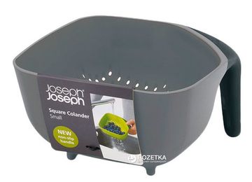 Друшляк Joseph Joseph Square 21x21 см Сірий (40073)