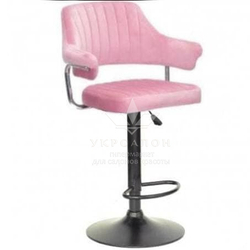 Стілець для візажу Jef velor black