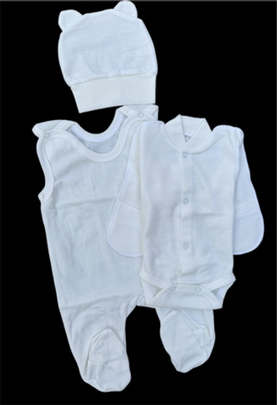 Комплект 3в1: боді, високі повзунки, шапочка "Стиль", футер ТМ “UA” (56 см)