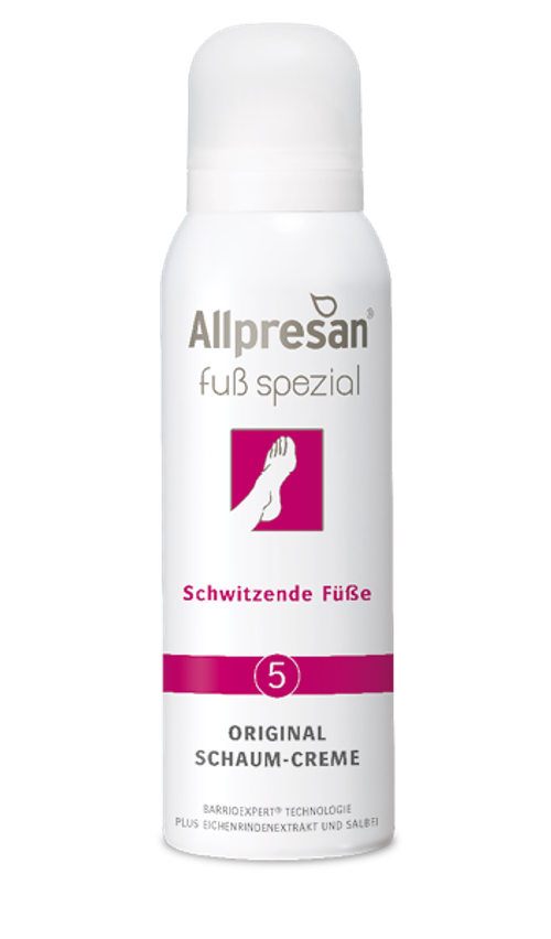 Крем-пена для стоп при повышенной потливости AllPresan №5