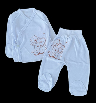 Комплект 2в1: льоля, повзунки "Принт", інтерлок ТМ "UA" (56-62 см)