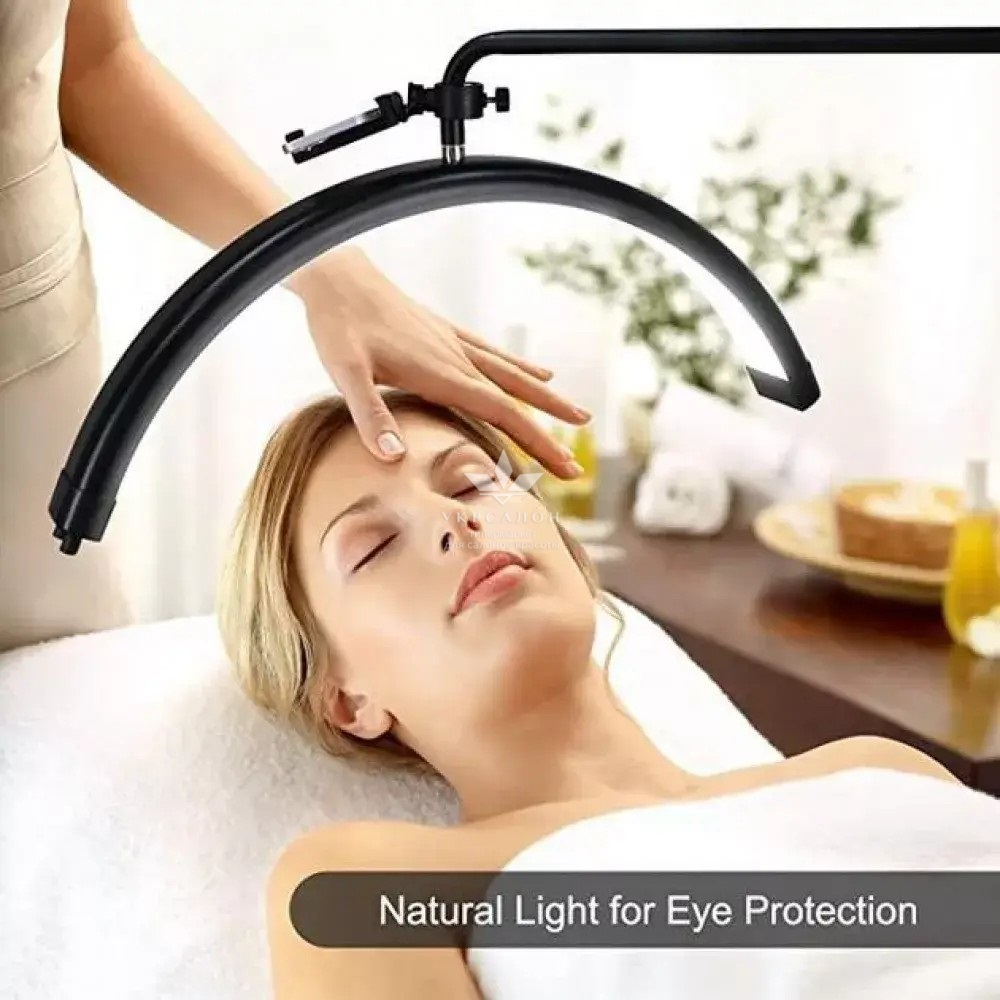 Бестеневая Led лампа для бьюти мастера универсальная HD-M8X 50W Black прямоугольная