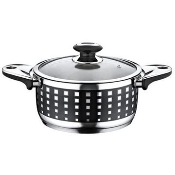 Каструля 3,1л Krauff 26-158-036 зі скляною кришкою, 20 см.