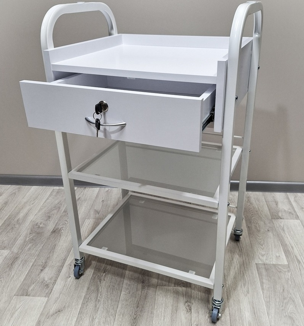 Косметологічний візок R-9 білий