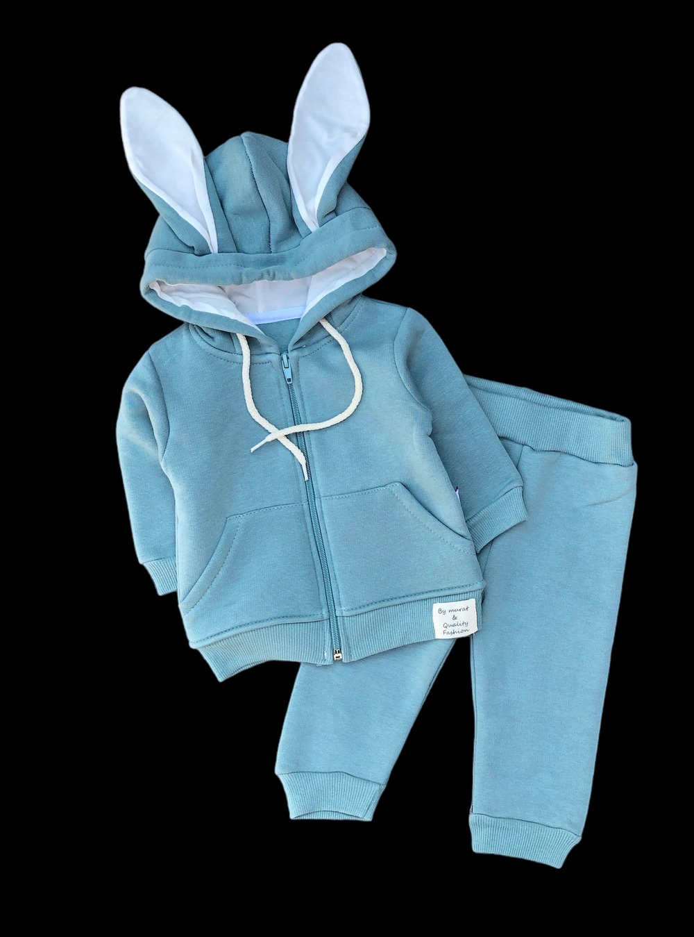 Костюм 2в1: кофта, штани "Зайчик", трьохнитка з начосом ТМ "Murat Baby"