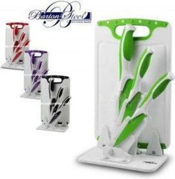 Набір ножів Barton Steel BS 9014 CB green