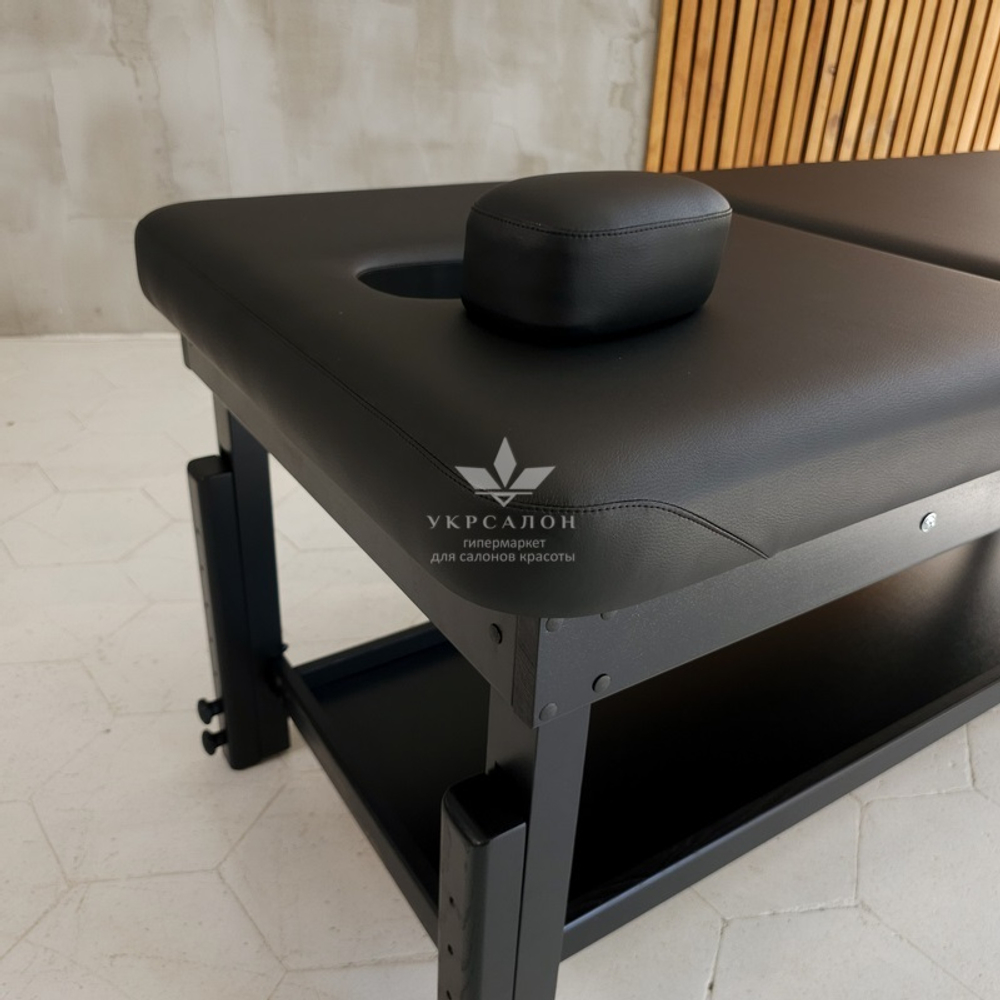 Стаціонарний масажний стіл KP-10 plus Black